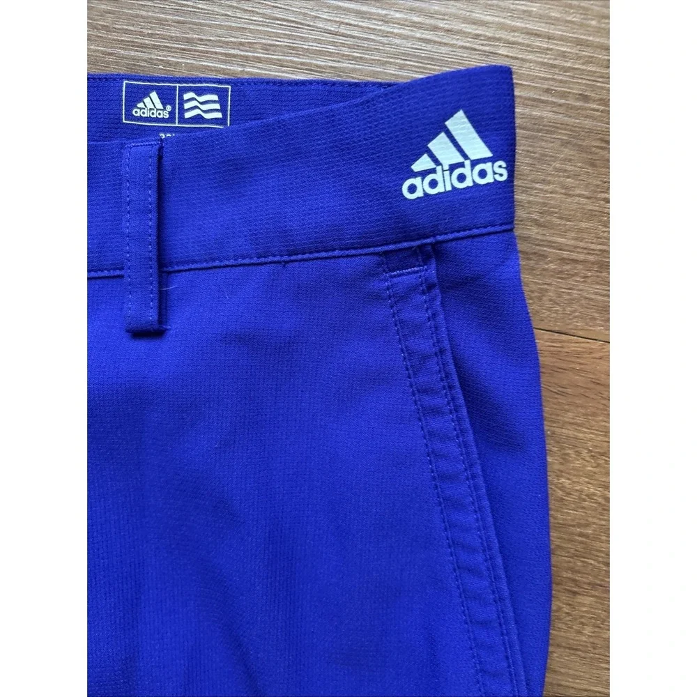 Adidas Golf Men's Performance Pants 32x30 Royal Purple Flat Front Athletic